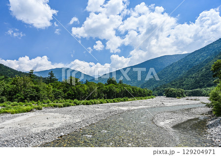 長野県上高地の大自然 長野県上高地の大自然 129204971