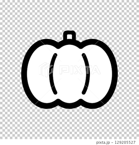 Pumpkin icon illustration Pumpkin icon illustration 129205527