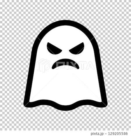 Haunted icon illustration 129205586