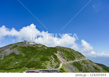 日本の北アルプスの乗鞍岳 日本の北アルプスの乗鞍岳 129205954