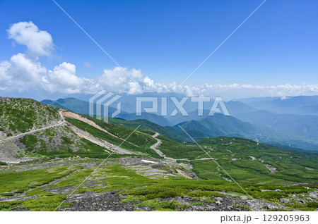 日本の北アルプスの乗鞍岳 日本の北アルプスの乗鞍岳 129205963