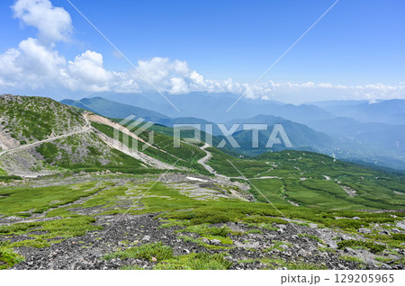 日本の北アルプスの乗鞍岳 日本の北アルプスの乗鞍岳 129205965