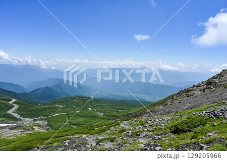 日本の北アルプスの乗鞍岳 日本の北アルプスの乗鞍岳 129205966
