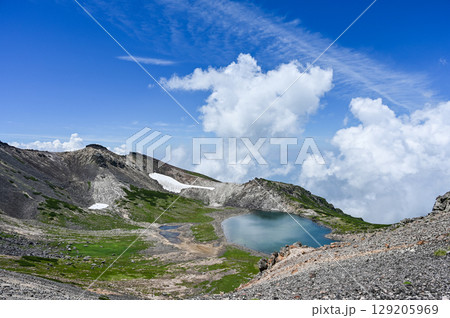 日本の北アルプスの乗鞍岳 129205969