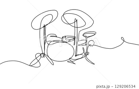 Drum set 129206534