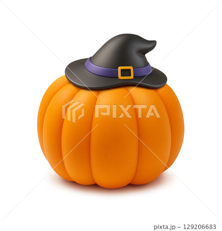 ハロウィン カボチャ イラスト リアルのイラスト素材 [129206683] - PIXTA