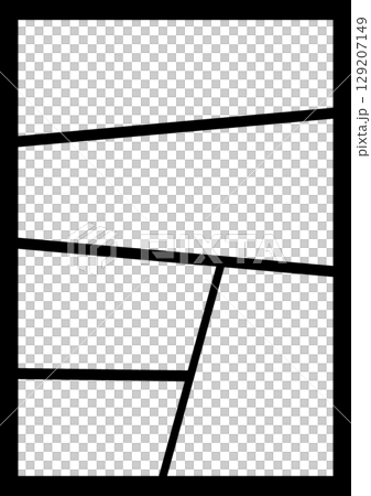 Manga panel layout used in flashback scenes 129207149