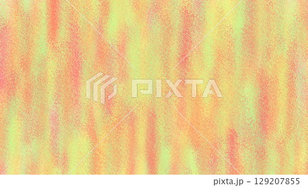 水彩で描いたざらざらした和紙のテクスチャ素材、イエローとオレンジのマルチカラーのペイントグラフィック 水彩で描いたざらざらした和紙のテクスチャ素材、イエローとオレンジのマルチカラーのペイントグラフィック 129207855