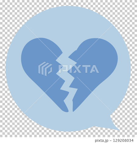 情緒表達氣泡、心碎、震驚、無主線、顏色、向量插圖 情緒表達氣泡、心碎、震驚、無主線、顏色、向量插圖 129208034