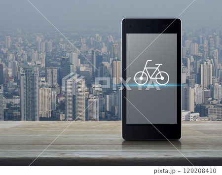 Bicycle shop online concept Bicycle shop online concept 129208410