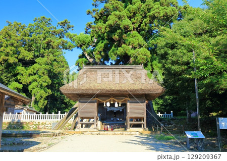 【島根県】隠岐の島の玉若酢命神社の随神門(島後) 【島根県】隠岐の島の玉若酢命神社の随神門(島後) 129209367
