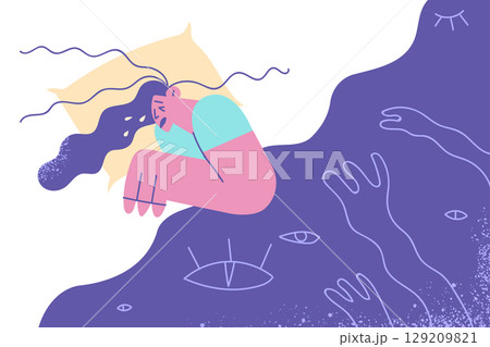 Depression, grief, mental disorder concept 129209821