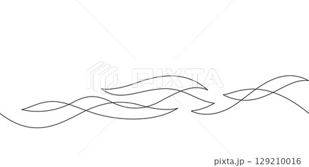 wave pattern abstract line art seamless pattern decorative 129210016