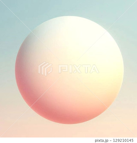 抽象的な球体の背景素材 129210145