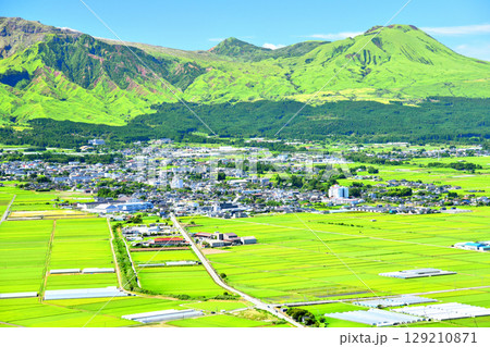 阿蘇市役所周辺を望む(熊本県阿蘇市)【2025.7】 129210871