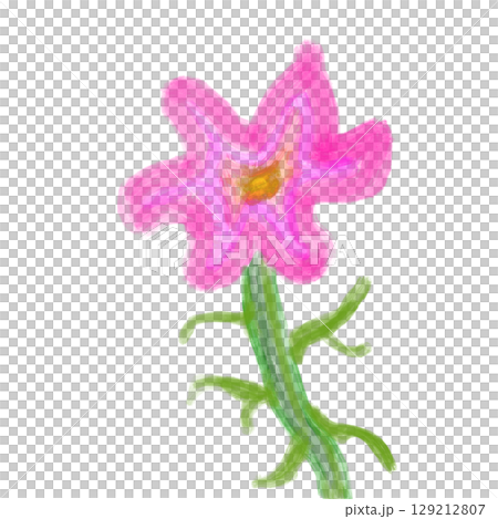 花/花/壓克力風格 129212807
