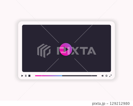 Online video player frame for web and mobile apps. 129212980