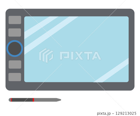 液タブ　液晶ペンタブレット　アイコン 129213025