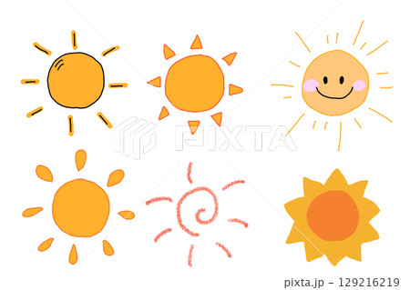 太陽いろいろ6個セット 129216219