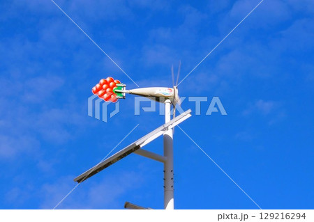 道の駅　高松　里山館　風力発電　風車　高松サービスエリア　金沢方面 129216294