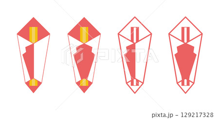 贈答品に添える熨斗のイラスト 129217328