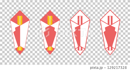 贈答品に添える熨斗のイラスト 129217328