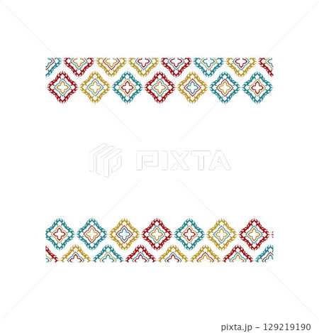 mandala flower And seamless pattern 129219190