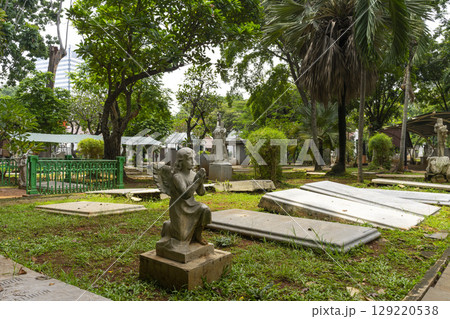 The cultural heritage of the Taman Prasasti Museum in Jakarta, Indonesia. 129220538