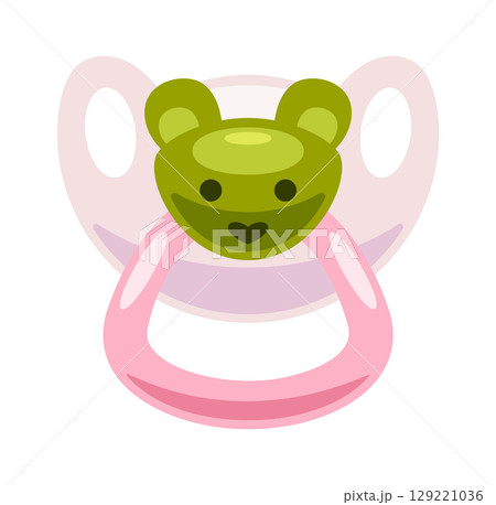 Cute baby pacifier animal decorated Cute baby pacifier animal decorated 129221036