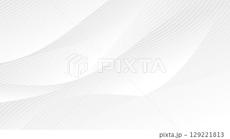 abstract white background with dynamic wavy lines  129221813
