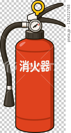 滅火器的例證 129222788