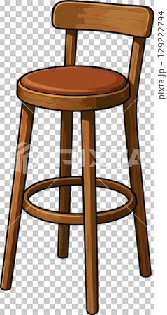 High chair illustration 129222794