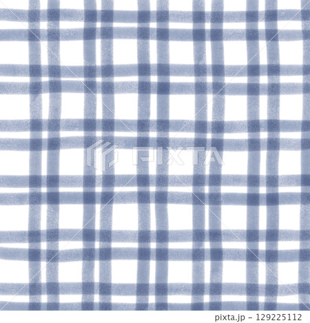 Navy Blue Plaid Gingham Hand Drawn Background Pattern Overlay Navy Blue Plaid Gingham Hand Drawn Background Pattern Overlay 129225112
