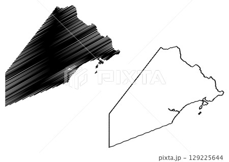 Piuma municipality (Espirito Santo state, Municipalities of Brazil, Federative Republic of Brazil) map vector illustration, scribble sketch Piuma map Piuma municipality (Espirito Santo state, Municipalities of Brazil, Federative Republic of Brazil) map vector illustration, scribble sketch Piuma map 129225644