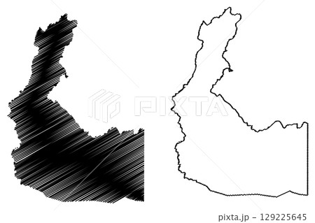 Rio Novo do Sul municipality (Espirito Santo state, Municipalities of Brazil, Federative Republic of Brazil) map vector illustration, scribble sketch map Rio Novo do Sul municipality (Espirito Santo state, Municipalities of Brazil, Federative Republic of Brazil) map vector illustration, scribble sketch map 129225645