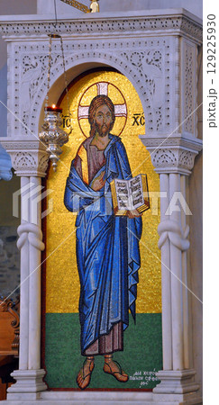 ギリシャ　テッサロニキ　聖デメトリオス教会　聖堂のイコン 129225930