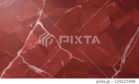背景素材_大理石テクスチャ（赤） 129225996