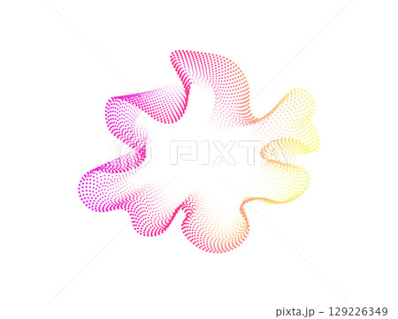 Set of multicolored round abstract sound abstract glowing neon wave dots. Digital equalizer, futuristic technology. Colorful circle for music and banner. Vector radial spectrum. Set of multicolored round abstract sound abstract glowing neon wave dots. Digital equalizer, futuristic technology. Colorful circle for music and banner. Vector radial spectrum. 129226349