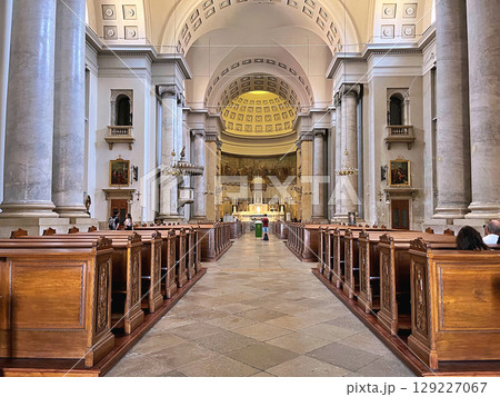 Trieste neo-classical Church of St. Antonio Thaumaturgo - Interior over The Grand Canal 129227067