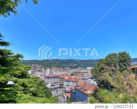 Panoramic View over Trieste, Italy 129227131