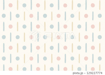 ラフルなしずくのドットパターン ラフルなしずくのドットパターン 129227774