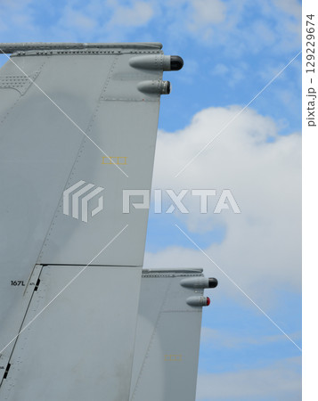 航空自衛隊F-15Jイーグル垂直尾翼のレーダー警戒受信機 航空自衛隊F-15Jイーグル垂直尾翼のレーダー警戒受信機 129229674