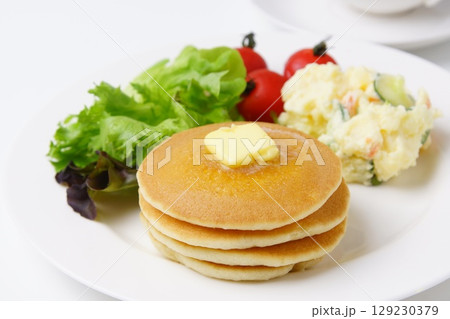 パンケーキ朝食 パンケーキ朝食 129230379