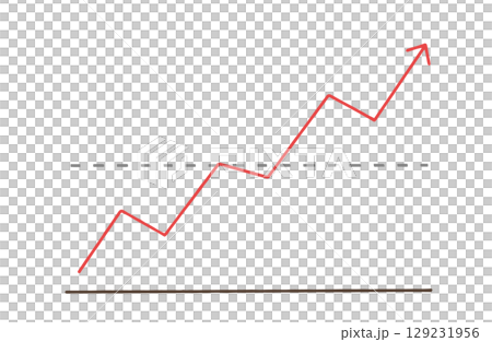 上升線圖（箭頭） 129231956