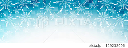 雪　クリスマス　冬　光　背景	 129232006