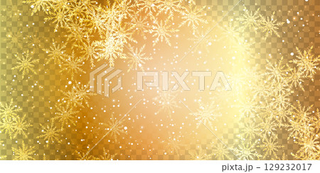 雪　クリスマス　冬　光　背景	 129232017