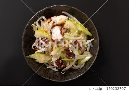 たことセロリの中華あえ 129232707