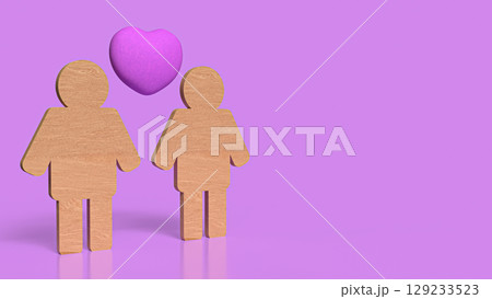 The Wood plate two men and heart for lgbtq concept 3d Rendering. The Wood plate two men and heart for lgbtq concept 3d Rendering. 129233523