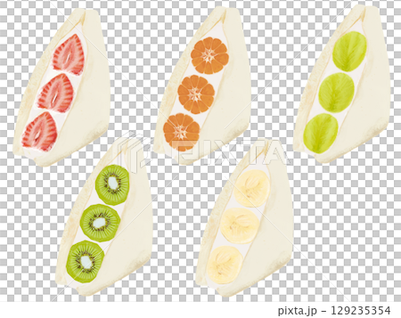 フルーツサンド（5種） 129235354