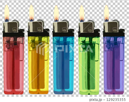 Lighter (5 types) ignition 129235355